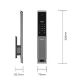 3D Hd Face Recognition Video Doorbell Tuya Wifi App Remote Digital Key Smart Door Lock