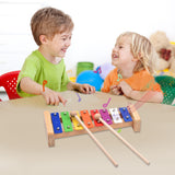 13 PCS Kids Musical Toys with Carry Bag Colorful Wooden Percussion Instruments Early Education Gifts