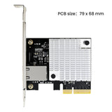 10 Gigabit PCIE Network Card Single Port 10Giga Network Card Server Network Card Sunweit ST7357 AQC107S PCIE X4 Easy Install
