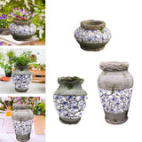 Resin Plant Vase Holder - Gift & Decoration For Balcony, Living Room, Outdoor Shelf