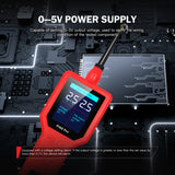 TopDiag P100 Pro - 9-30V Car Automotive Diagnostic Tester, 12V/24V Circuit Probe Kit Multimeter