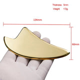 Brass Scraping Board Face Gua Sha Plate Dredge Meridian Health Care Muscle Relax Neck Skin Lifting Metal Guasha Scraper Massage