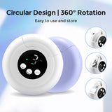 360° Rotating Electric Clipper Grinding and Polishing 2 in 1 Multifunctional Portable Automatic Nail Grinder Manicure Tool
