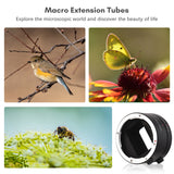 Automatic Extension Tubes 12mm + 24mm Z Mount ro Photography Tube for Nikon Z50 Z5 Z6 Z6II Z7 Z7II Mirrorless Camera