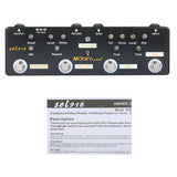 MOSKYaudio SOL918 Multi Effects Pedal Reverb Delay FX Loop Overdrive Effect Pedal Guitar Accessories Guitar Multi Effect Pedal