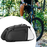 Rear Rack Saddle Touring Shopping Storage Pouch Refletive Shoulder 8L Pannier Trunk Bicycle Bag Men Women