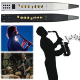 Digital Rechargeable Mini Saxophone - Electronic Wind Instrument with Removable Mouthpiece and Electric Blowpipe (Suona Style)