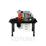 1200W Woodworking Double Side Gluing Portable Bander Curve Straight Edge Banding hine 220V