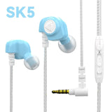 QKZ SK5 HIFI Headsets 3.5mm In-Ear Stereo Heavy Bass Dynamic Earphone With Mic Game Sport Music Monitor Noise Cancelg Earbuds