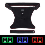 Heating Hip Brace Adjustable Far Infrared Ergonomic Heated Thigh Wrap with USB Cable for Home for Groin