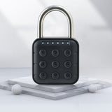 1-5pcs Smart Fingerprint Battery-powered IP67 Waterproonti Theft Padlock Quick Unlock Keyless Password Door Lock