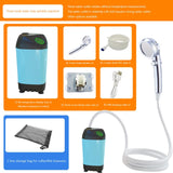 Outdoor Portable Shower Waterproof Electric Pump for Camping Hiking Backpacking Travel Beach Pet