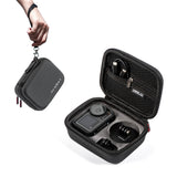 For DJI OSMO Action 3 Camera Black Portable PU Storage Bag Anti-fall Handbag Action Camera All-round Set Accessories