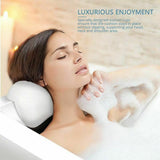 Bathtub With Suction Cups Comfortable SPA Non-Slip Bath Pillow Neck Back Headrest Pillows Soft Thickened Waterproof