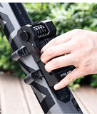ESLNF Bicycle Folding Battery Car Alloy Shear And Compression Anti-theft Outdoor Mountain Bike Combination Lock