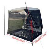 Outdoor Rear Extension Waterproof Trailer Camping Shelter Canopy Car Trunk Tent For CUVs, SUVs, Mini