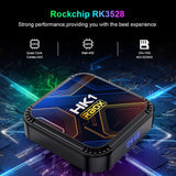 HK1 RBOX K8S Android 13.0 TV 2/4GB RAM 16/32/64GB ROM RK3528 2.4G & 5.0G 8K BT4.0 Media player Set Top Box