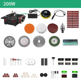 Multifunctional Mini Table Saw hine Woodworking Metal Chainsaw Belt Sander Knife Sener Grinding And Cutting Tools