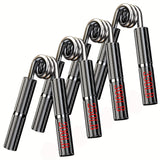 3/4/6psc Metal Hand Grip Set, 50LB-300LB Non-Slip Heavy-Duty Grip Strengthener