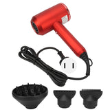 Curly Hair Electronic Hair Dryer High Powered Overheat Protection Negative Ion Hair Dryer for Home Pink Hair Salon Accessories
