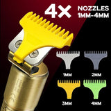 RESUXI 961/962 Oil Head Carving Trimmer Men's Vintage Bald Hair Clipper Suit Multi-function Electric Shaver Grooming Kit