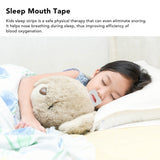 100pcs Strips Snore Reducing Seldhesive Less Breathing Sleep Mouth Tape Non woven fabric