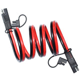 100cm 5.3mm² 10AWG to SAE Quick Disconnect with Cap Power Automotive Panel Extension Cable For Solar Panels Battrey