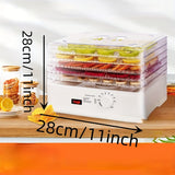 1pc, Small Fruit Dryer, Household Fruit And Vegetable Fruit Drying Machine, Vegetable Meat Drying Dehydrator, Flower And Herb Pharmaceutical Wind Dryer