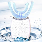 U-shaped Automatic Mouth With Charging Ultrasonic Vibration White Teeth Electric Toothbrush