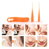 2 In 1 Removal Kit Mini Skin Mole Wart Remover With Cleaning Cotton Swab Facial Care Tool Portable