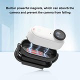 Action Hat Backpack Strap Clip Magnetic Mount Camera 180 Degree Rotatable for Insta360 GO3/ GO2