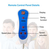 LegFoot Physiotherapy Rocking Massager Cervical Lumbar Waist Passive Traction Speed Electric Spine Swing hine Relieve Fatigue