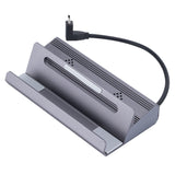1 PCS 6 In 1 USB C Hub USB C Docking Station To -Compatible 4K60hz RJ45 PD100W Dock USB 3.0 HUB Extended Dock USB-C Hub