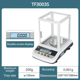 Lab Analytical Balance Double-screen Display Precision Jewelry Digital Weight Scale 200g/300g/500g 0.001g