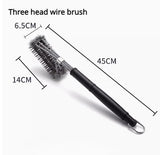 1PC BBQ Grill Brush grill net cleaner mesh stainless brush Barbecue Cleaning Tools