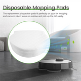 50 Pack Disposable Mopping Pads Compatible for Deebot N7 T5 920 / OZMO 950 Robot Vacuum Cleaner