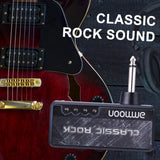 ammoon Electric Guitar Amplifier Amp 1/4 Inch Plug 3.5mm Headphone Jack & Aux In with Heavy Rock Distortion Effect