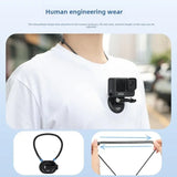 For Gopro Mount Dji Sports Camera UURIG BH14 Halter Neck Bracket Attachment Motorcycle Electronics Accessor