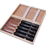 5pc Lathe Chisel Set Woodworking Turning Tool set High Speed Steel Semicircle Knife Hand-held Wooden Turning Tool