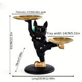1pc Modern Resin Fangfu Storage Tray - Key, Watch, Mask, and Shoe Holder - Entryway and Room Decor