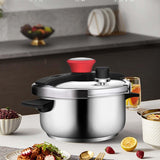 Stovetop Pressures Cooker 4L Quickly Cooking Kitchen Stew Soup Pot for Hotel