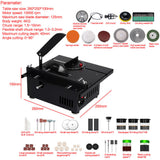 220V Multifunctional Electric 1200W Desktop Circular Cutter Aluminium Wood Plastic Cutting Mini Table Saw