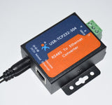 USR-TCP232-304 TCP IP support DNS DHCP Built-in webage rs485 to ethernet serial converter server module