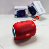 Wireless Bluetooth Speaker Cloth Carries Lights, Stereos, and A Subwoofer Small Steel Cannon Card Inserted Support