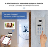 Bcom 2021 hithg quality waterproof smart doorbell wifi video door bell kit set