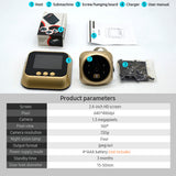 Peephole Door Camera Doorbell - Wireless Monitor, Live View, Digital Night Vision
