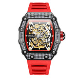 New 2022 Diamond Watch Men Brand ONOLA Luxury Automatic Mechanic Fashion Watches Man Waterpoor Montres Pour Hommes Clock