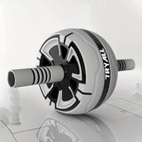 1pc Abdominal Exercise Wheel, Core Strength Training Roller Set, With Push-up Pole Knee Pad, Home Gym Fitness