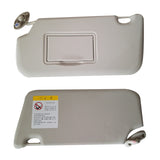 Top-1Pair Front Side Visor Cover With Makeup Mirror Sunvisor For Ford Focus 2012-2018 Car Sunshade Sun Shield