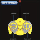 4 Channels RC Electric Double Layer Bus With LED Lights For Boys Girls Remote Control School Bus Sightseeing
